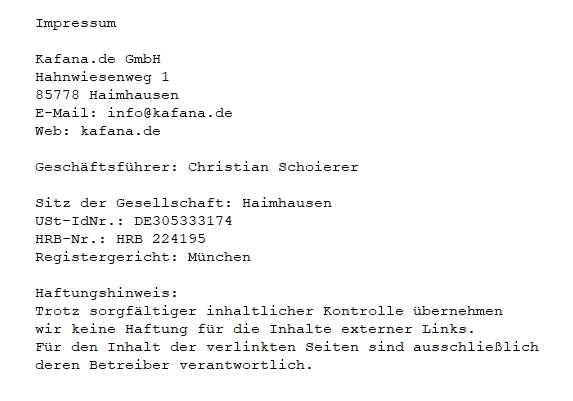 impressum